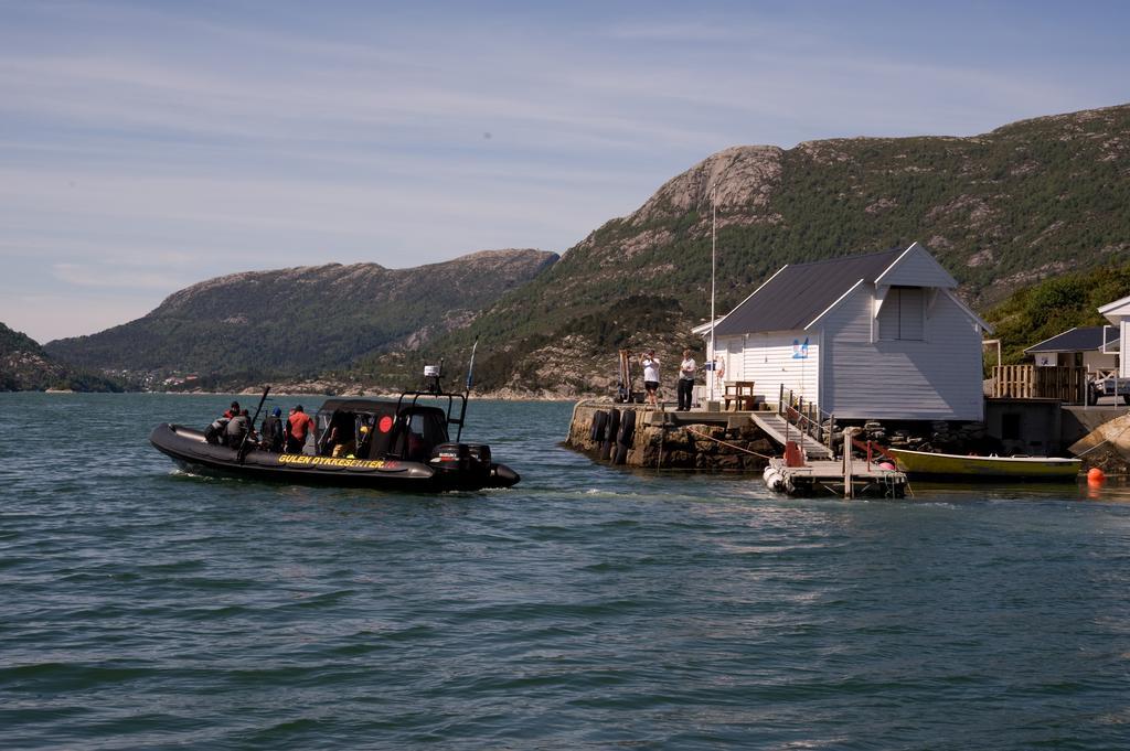 Dalsøyra Gulen Dive Resort מראה חיצוני תמונה